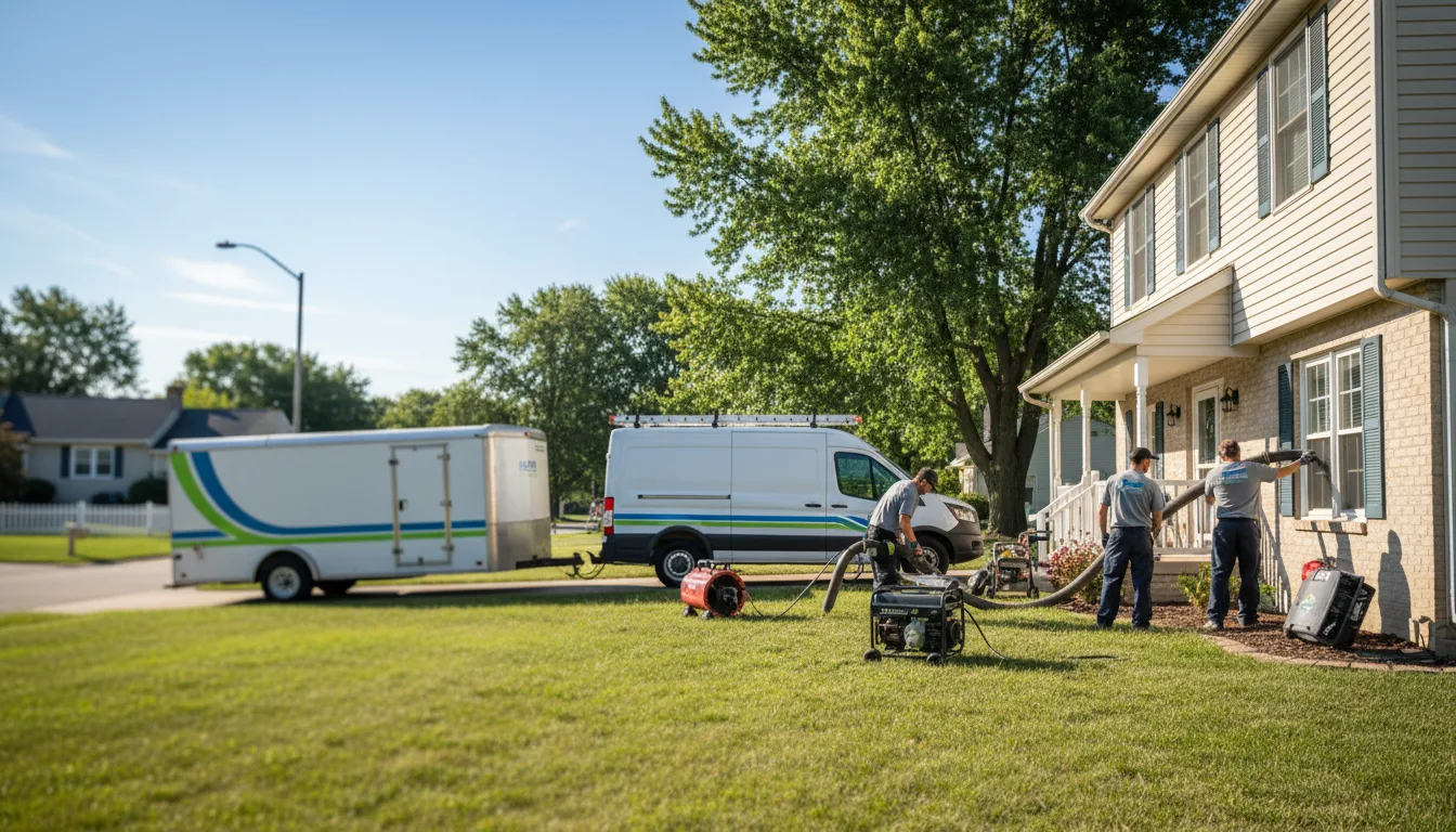 Flooded Basement Restoration And Cleanup With Repair in Harbor View, OH near me